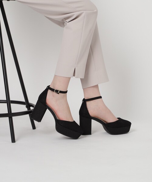 ESPERANZA（エスペランサ）の「ゆる傾斜ストラップパンプス 結婚式二次会 パーティー 24SS（パンプス・レディース・ピンク系7/ベージュ系2/ブラック系2・22.5cm/23.0cm/23.5cm/24.0cm/22.0cm/24.5cm）」の12枚目の写真