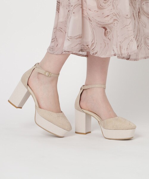 ESPERANZA（エスペランサ）の「ゆる傾斜ストラップパンプス 結婚式二次会 パーティー 24SS（パンプス・レディース・ピンク系7/ベージュ系2/ブラック系2・22.5cm/23.0cm/23.5cm/24.0cm/22.0cm/24.5cm）」の17枚目の写真