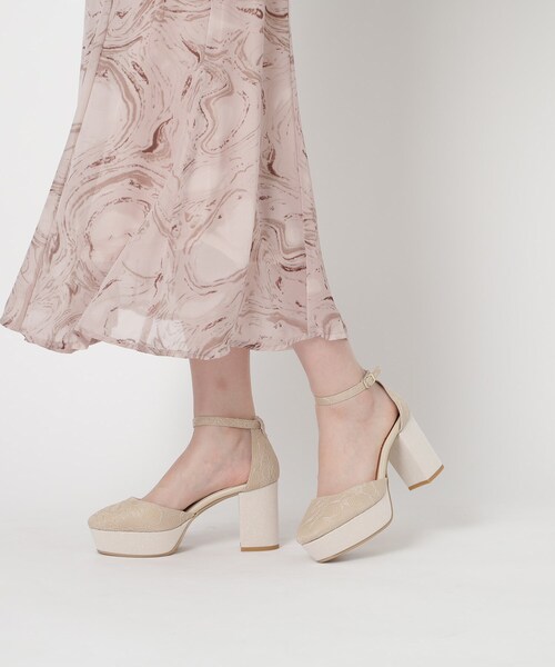 ESPERANZA（エスペランサ）の「ゆる傾斜ストラップパンプス 結婚式二次会 パーティー 24SS（パンプス・レディース・ピンク系7/ベージュ系2/ブラック系2・22.5cm/23.0cm/23.5cm/24.0cm/22.0cm/24.5cm）」の21枚目の写真