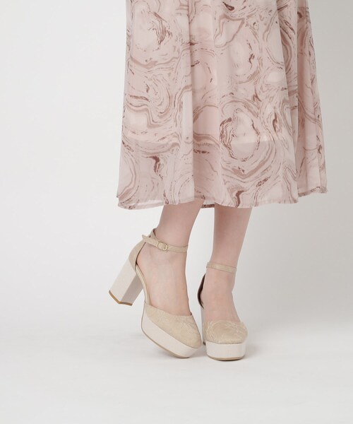 ESPERANZA（エスペランサ）の「ゆる傾斜ストラップパンプス 結婚式二次会 パーティー 24SS（パンプス・レディース・ピンク系7/ベージュ系2/ブラック系2・22.5cm/23.0cm/23.5cm/24.0cm/22.0cm/24.5cm）」の22枚目の写真