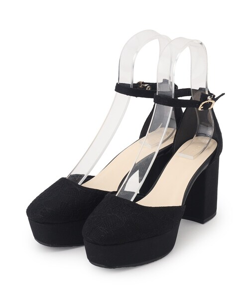 ESPERANZA（エスペランサ）の「ゆる傾斜ストラップパンプス 結婚式二次会 パーティー 24SS（パンプス・レディース・ピンク系7/ベージュ系2/ブラック系2・22.5cm/23.0cm/23.5cm/24.0cm/22.0cm/24.5cm）」の6枚目の写真