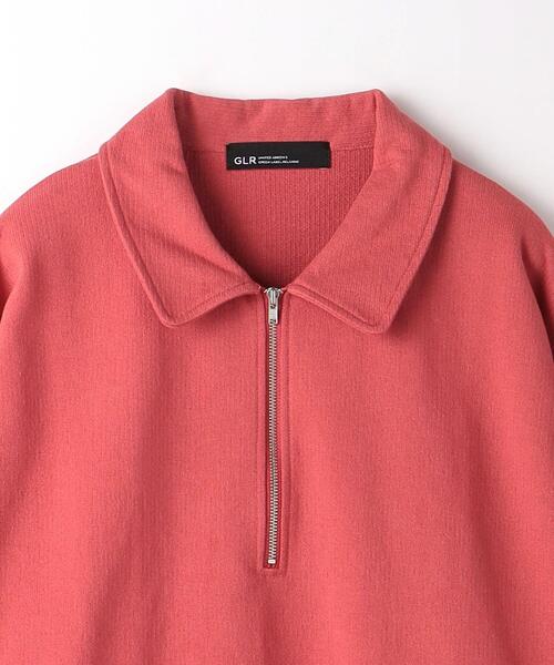 green label relaxing（グリーンレーベルリラクシング）の「ハーフジップ ポロシャツ カットソー（Tシャツ/カットソー・メンズ・ダークグレー/ホワイト/レッド・L/M/XL/S）」の22枚目の写真