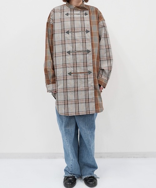 .ENDRECHERI.（エンドリケリー）の「長袖シャツ（シャツ/ブラウス・メンズ・ベージュ・FREE）」の7枚目の写真