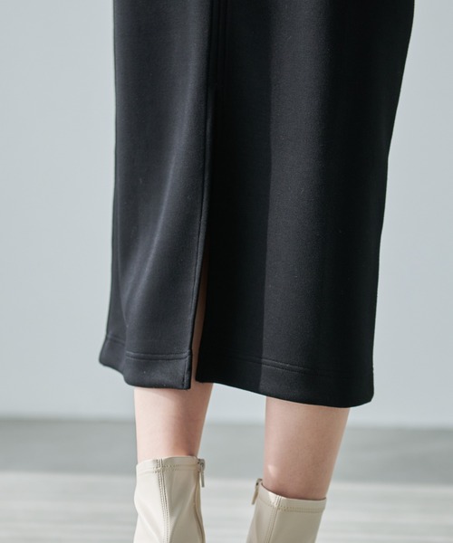 Arnold Palmer（アーノルドパーマー）の「ハイストレッチ ナロースカート（スカート・レディース・ブラック/ベージュ・L/M/S）」の5枚目の写真