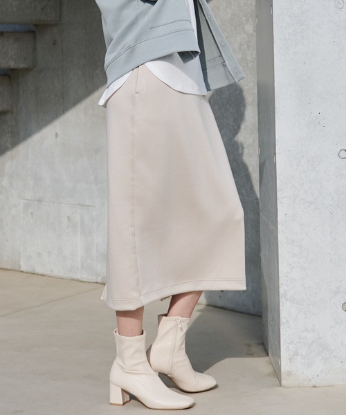 Arnold Palmer（アーノルドパーマー）の「ハイストレッチ ナロースカート（スカート・レディース・ブラック/ベージュ・L/M/S）」の14枚目の写真