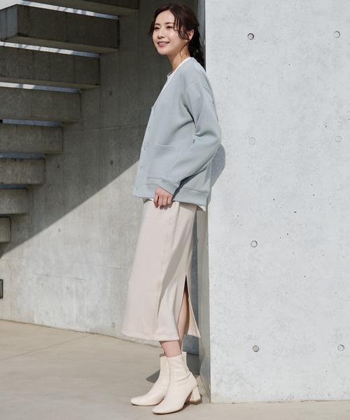 Arnold Palmer（アーノルドパーマー）の「ハイストレッチ ナロースカート（スカート・レディース・ブラック/ベージュ・L/M/S）」の17枚目の写真