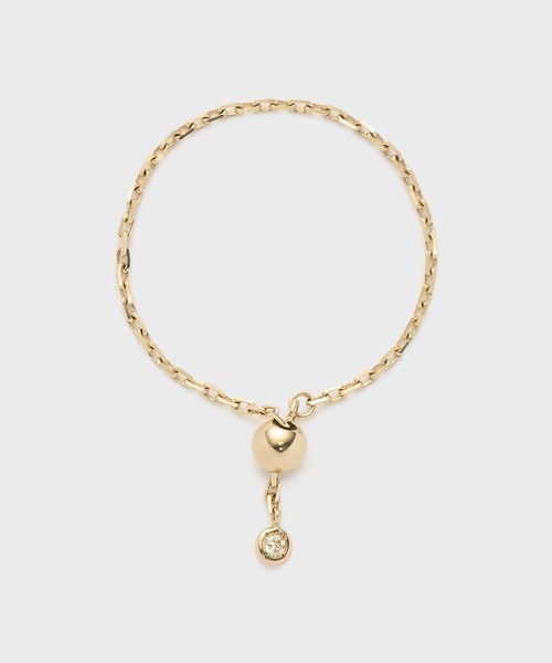 K10ダイヤモンドチェーンリング（リング）｜NOJESS（ノジェス）