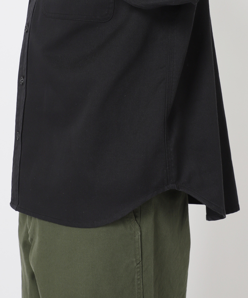 Prentiss（プレンティス）の「【Prentiss / プレンティス】別注 T/C CPOシャツ（シャツ/ブラウス・メンズ・ブラック/ベージュ系その他/サファリグリーン・MEDIUM/LARGE）」の19枚目の写真