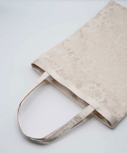 Cupid Heart(キューピッドハート)の「【Cupid Heart】結婚式用!レースサブbag(エコバッグ/サブバッグ・レディース・ベージュ・MEDIUM)」の9枚目の写真