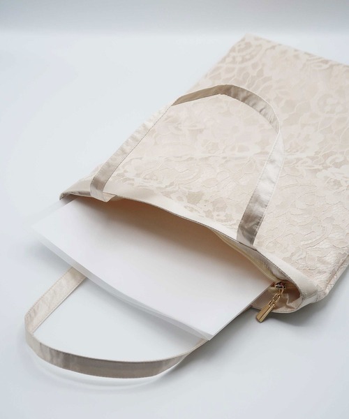 Cupid Heart(キューピッドハート)の「【Cupid Heart】結婚式用!レースサブbag(エコバッグ/サブバッグ・レディース・ベージュ・MEDIUM)」の14枚目の写真