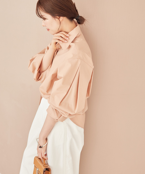 新品同様 plage Tuck Volume ブラウス 23ss プラージュ 新品同様 plage Tuck Volume ブラウス 23ss プラージュ