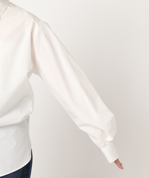新品同様 plage Tuck Volume ブラウス 23ss プラージュ plage（プラージュ）の「Tuck シャツ（シャツ/ブラウス）」 - WEAR