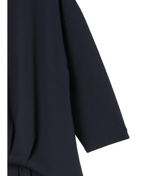 CRAFT STANDARD BOUTIQUE（クラフトスタンダードブティック）の「【追加】8分丈ウエストタックオールインワン（ワンピース・レディース・アイボリー/ネイビー/ブラック・M/L）」の13枚目の写真