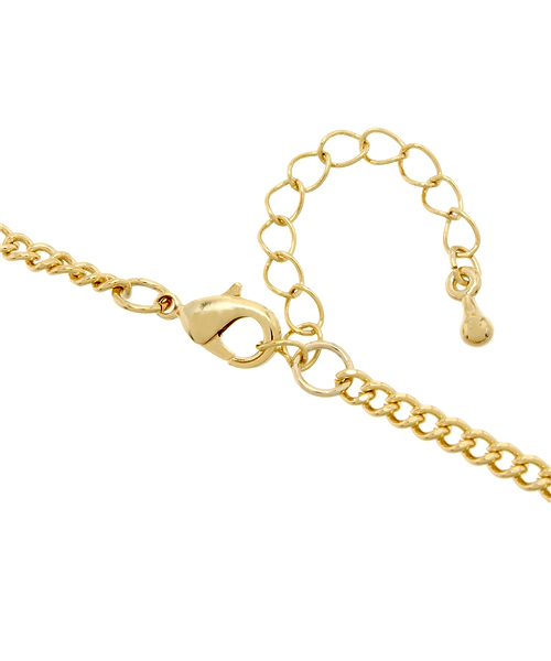 laboratory work(ラボラトリーワーク)の「ゴールドフリンジネックレス(ネックレス・レディース・ゴールド・フリー)」の3枚目の写真