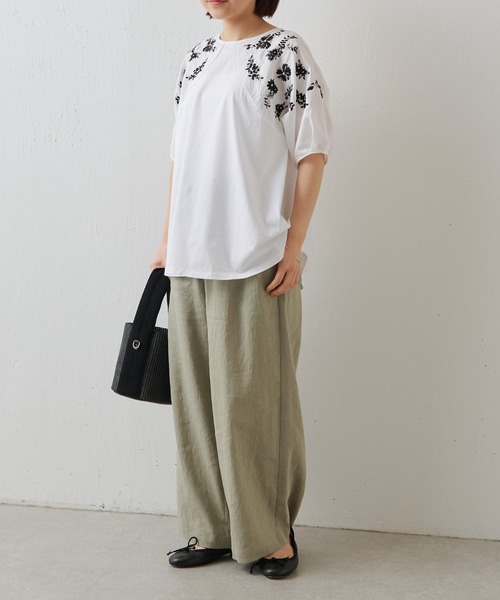 BEARDSLEY（ビアズリー）の「《手洗い可能/BEARDSLEY》花刺繍 コンビ