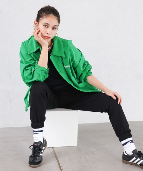 HEREIAM（ヘレイアム）の「【HEREIAM】ワッペンロゴパンツ（スウェットパンツ・レディース・ブラック/ホワイト・MEDIUM/SMALL）」の12枚目の写真