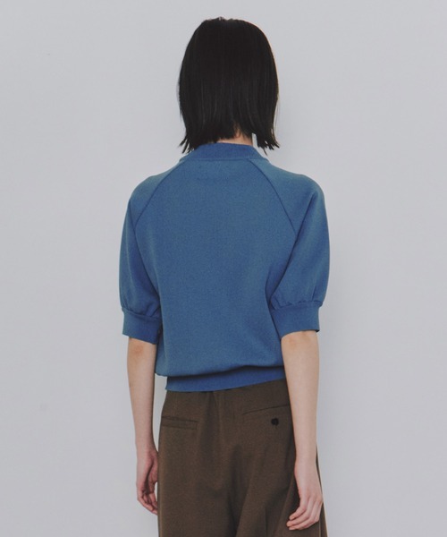 UNITED TOKYO(ユナイテッドトウキョウ)の「【再入荷なし!!】ボリュームハーフスリーブニット|ウォッシャブル/UV対策/型崩れ防止/半袖/秋服/オフィスカジュアル(ニット/セーター・レディース・ダークグレー/ブラック/アイボリー/レッド/ネイビー/ライトブルー/ライム/パープル・FREE)」の18枚目の写真