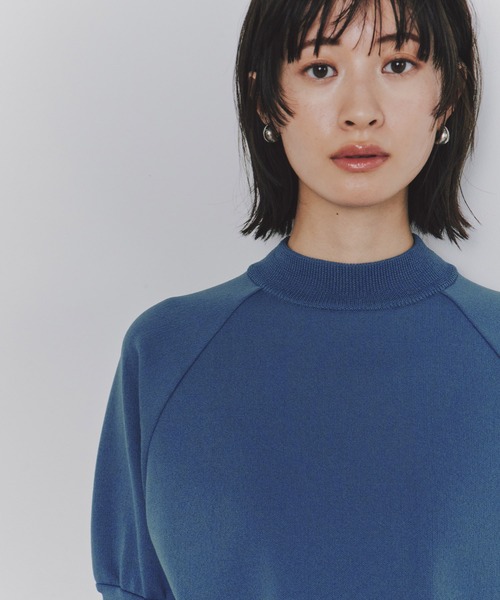 UNITED TOKYO(ユナイテッドトウキョウ)の「【再入荷なし!!】ボリュームハーフスリーブニット|ウォッシャブル/UV対策/型崩れ防止/半袖/秋服/オフィスカジュアル(ニット/セーター・レディース・ダークグレー/ブラック/アイボリー/レッド/ネイビー/ライトブルー/ライム/パープル・FREE)」の20枚目の写真