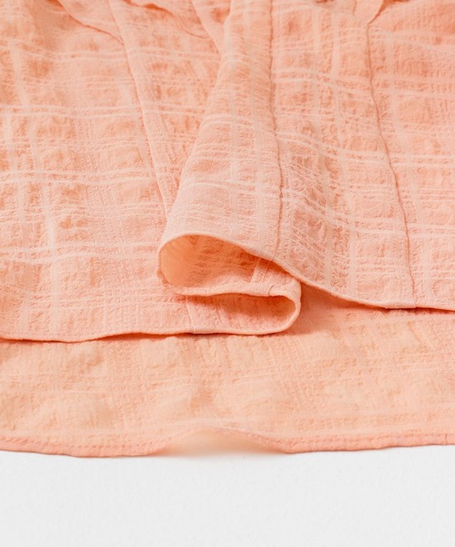 HEYUMM（ヘユム）の「チュニックフリルブラウス（シャツ/ブラウス・レディース・オフホワイト/オレンジ/ブラック・ONE）」の19枚目の写真