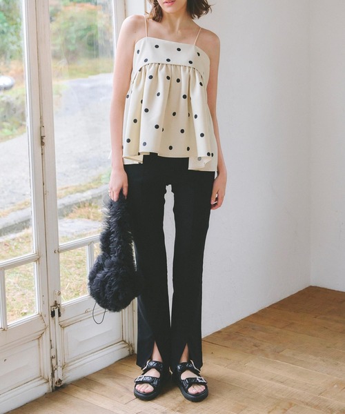 KOBE LETTUCE（コウベレタス）の「キルティングorツイード ビジューツーベルト厚底サンダル（サンダル・レディース・ブラック系その他/ホワイト系その他/ブラック系その他2/ホワイト系その他2/シルバー系/ブルー系/ネイビー系・M/LL/S/L）」の12枚目の写真