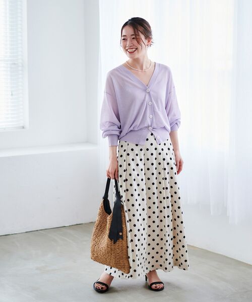 le.coeur blanc(ルクールブラン)の「グログランテープ柄編みペーパーバッグ(かごバッグ・レディース・ベージュ/ブラック・FREE)」の10枚目の写真