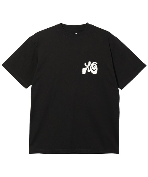 X-girl（エックスガール）の「XG TYPOGRAPHY S/S TEE（Tシャツ/カットソー・レディース・ブラック/ホワイト・S/M/L/XL）」の4枚目の写真