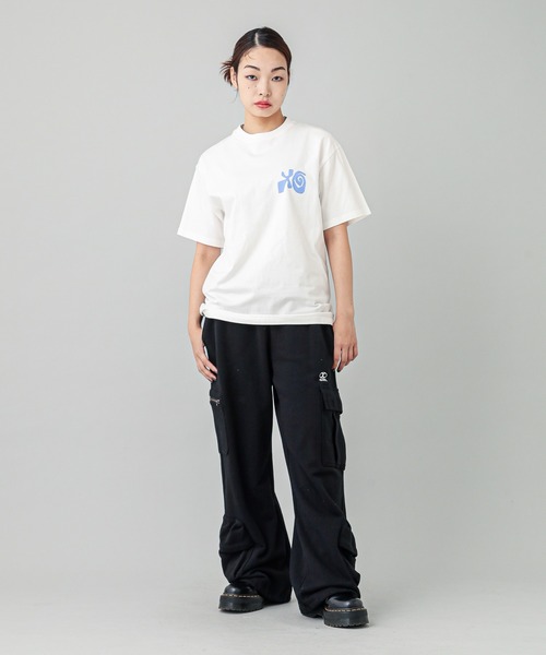 X-girl（エックスガール）の「XG TYPOGRAPHY S/S TEE（Tシャツ/カットソー・レディース・ブラック/ホワイト・S/M/L/XL）」の13枚目の写真