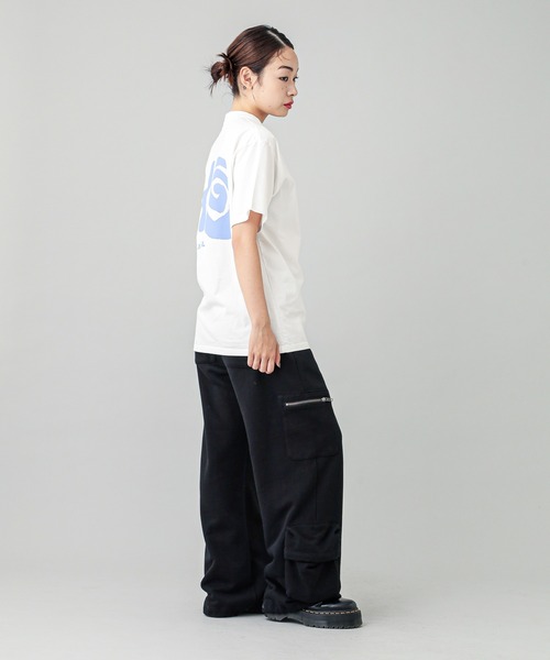 X-girl（エックスガール）の「XG TYPOGRAPHY S/S TEE（Tシャツ/カットソー・レディース・ブラック/ホワイト・S/M/L/XL）」の18枚目の写真