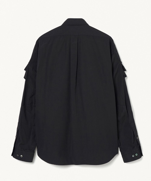 FORSOMEONE(フォーサムワン)の「FORSOMEONE TACTICS SHIRT FILROI(シャツ/ブラウス・メンズ・ブラック・46)」の2枚目の写真