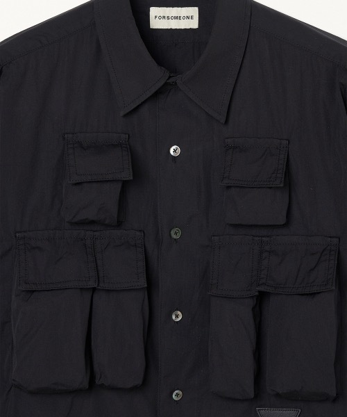 FORSOMEONE(フォーサムワン)の「FORSOMEONE TACTICS SHIRT FILROI(シャツ/ブラウス・メンズ・ブラック・46)」の3枚目の写真
