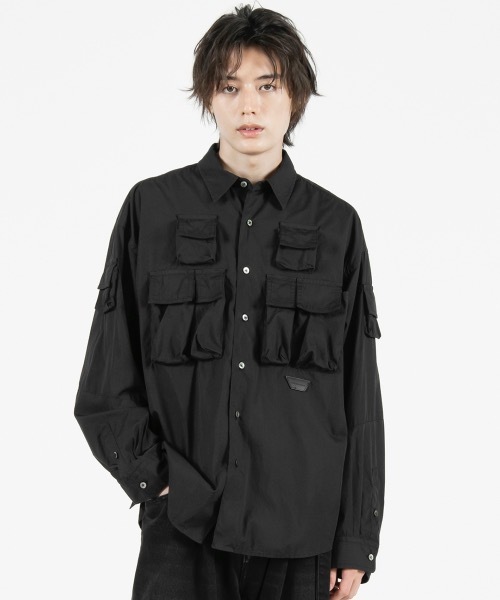 FORSOMEONE(フォーサムワン)の「FORSOMEONE TACTICS SHIRT FILROI(シャツ/ブラウス・メンズ・ブラック・46)」の7枚目の写真