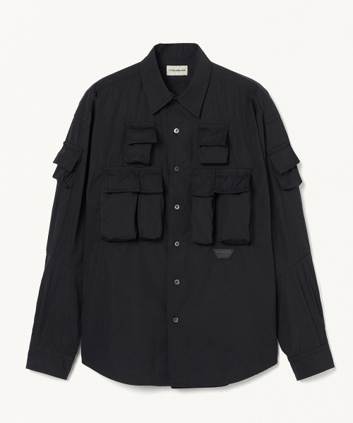 FORSOMEONE(フォーサムワン)の「FORSOMEONE TACTICS SHIRT FILROI(シャツ/ブラウス・メンズ・ブラック・46)」の12枚目の写真