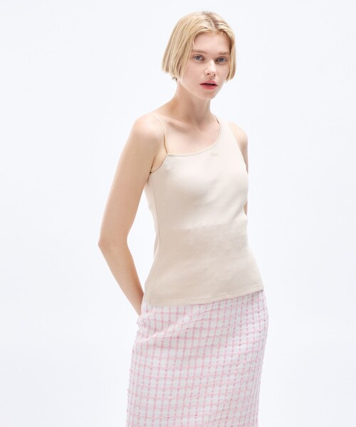 DEICY(デイシー)の「アシメカップインリブカッソー(Tシャツ/カットソー・レディース・アイボリー/ブラック/ベージュ・FREE)」の8枚目の写真