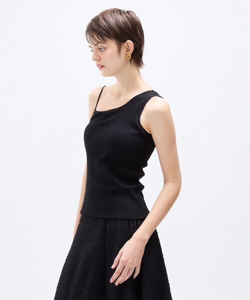 DEICY(デイシー)の「アシメカップインリブカッソー(Tシャツ/カットソー・レディース・アイボリー/ブラック/ベージュ・FREE)」の17枚目の写真