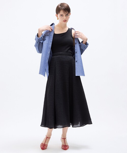 DEICY(デイシー)の「アシメカップインリブカッソー(Tシャツ/カットソー・レディース・アイボリー/ブラック/ベージュ・FREE)」の20枚目の写真