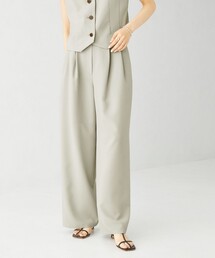 EMMEL REFINES | ＜EMMEL REFINES＞EM ハイウエスト タック ワイドパンツ(スラックス)