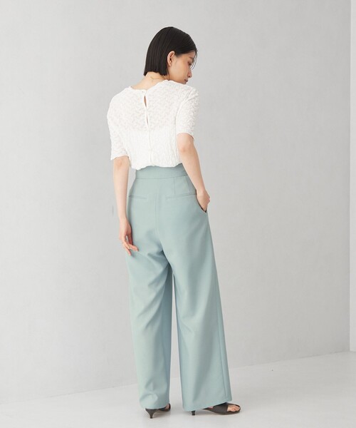 EMMEL REFINES(エメルリファインズ)の「<EMMEL REFINES>EM ハイウエスト タック ワイドパンツ(スラックス・レディース・ライトブルー/ライトグレー/その他1・XS/S/M)」の22枚目の写真