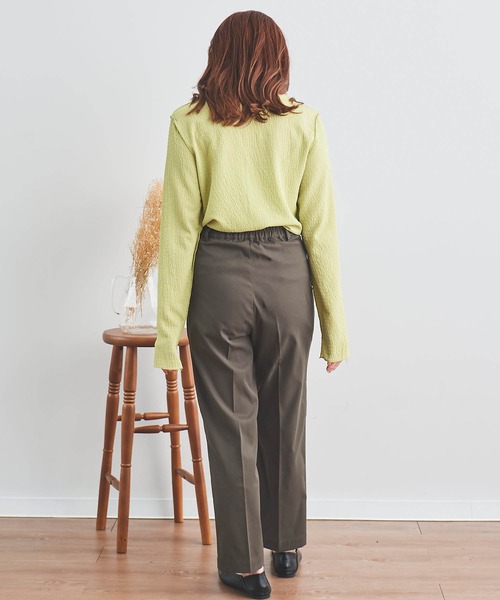 mil(ミル)の「【150㎝前後の小柄さんサイズ】きれいめチノパンツ(チノパンツ・レディース・チャコールグレー/オレンジ/ライトベージュ・S/XS/M)」の6枚目の写真