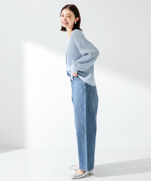 URBAN RESEARCH Sonny Label（アーバンリサーチサニーレーベル）の「シャイニーカーディガン（カーディガン/ボレロ・レディース・オフホワイト/ブルー/ライトグレー・FREE）」の11枚目の写真