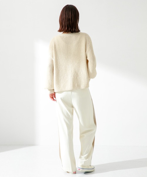 URBAN RESEARCH Sonny Label（アーバンリサーチサニーレーベル）の「シャイニーカーディガン（カーディガン/ボレロ・レディース・オフホワイト/ブルー/ライトグレー・FREE）」の21枚目の写真