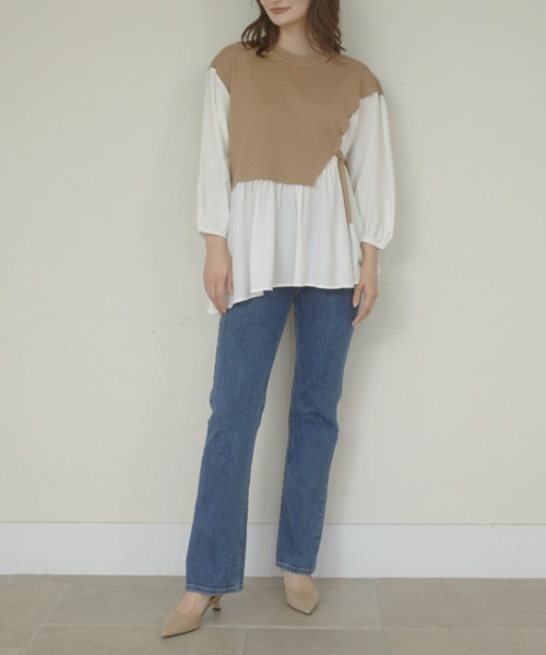 ACYM（アシーム）の「Semi flare slim デニム（デニムパンツ・レディース・ブルー/ブルー系その他・SMALL/MEDIUM）」の7枚目の写真