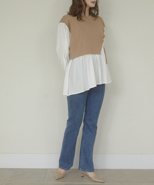 ACYM（アシーム）の「Semi flare slim デニム（デニムパンツ・レディース・ブルー/ブルー系その他・SMALL/MEDIUM）」の16枚目の写真