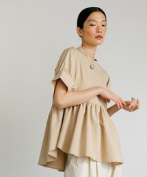 【再入荷・サステナブル・洗える・UVカット】バウンスカフスプルオーバー