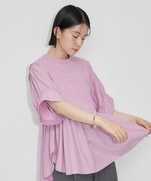 ADAM ET ROPE' | 【サステナブル・洗える・UVカット・追加】バウンスカフスプルオーバー(Tシャツ/カットソー)