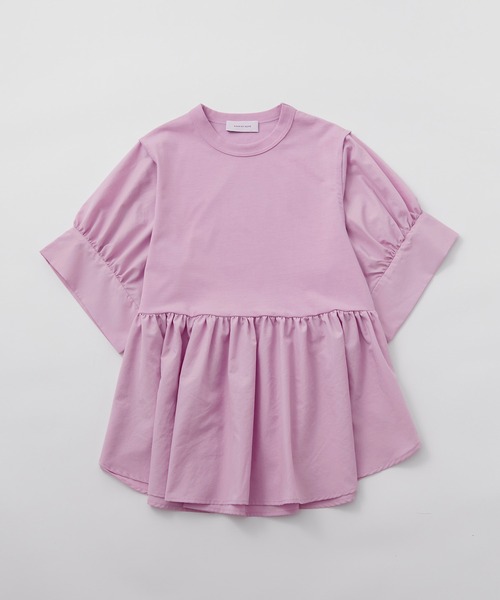 【サステナブル・洗える・UVカット・追加】バウンスカフスプルオーバー