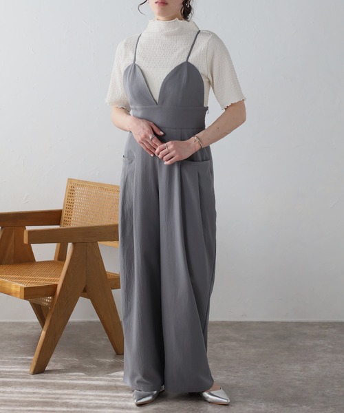 Fizz(フィズ)の「【Fizz/フィズ】 カットシャーリング プチハイネック半袖Tee(Tシャツ/カットソー・レディース・グレイッシュベージュ/アイボリー/ブラック・M)」の14枚目の写真