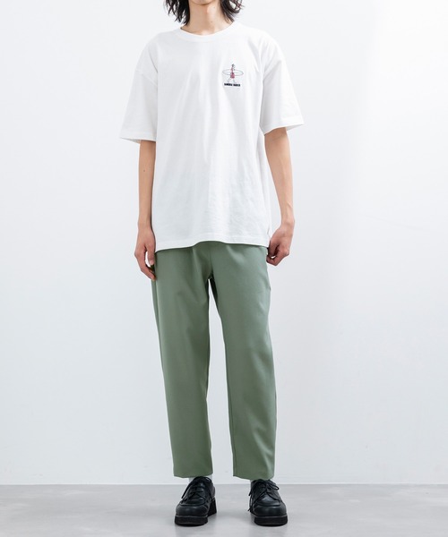  j.n.r.d（ジェー・エヌ・アール・ディー）の「【セットアップ対応】j.n.r.d/エコストリッチスリムイージーパンツ（その他パンツ・メンズ・オリーブ/ベージュ/ネイビー・L/LL/M/S）」の15枚目の写真