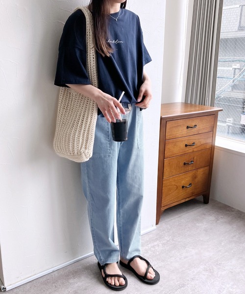 ウエスト紐デニムパンツ（デニムパンツ）｜reca（レカ）のファッション