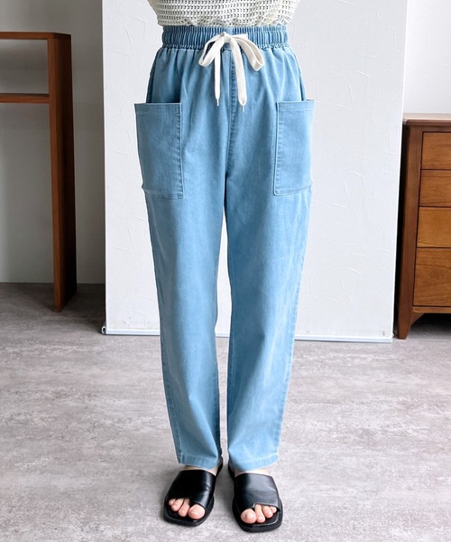 ウエスト紐デニムパンツ（デニムパンツ）｜reca（レカ）のファッション