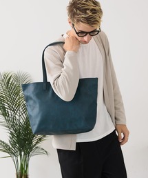 Blue Standard （ブルースタンダード）の「【BLUE STANDARD/ブルースタンダード】　7ポケットフェイクレザートートバッグ（バックパック/リュック）」